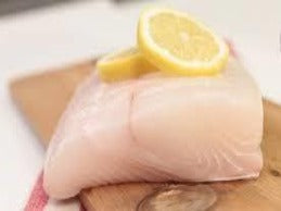 fresh halibut fillet skinless and boneless