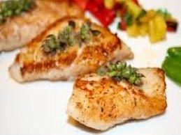 SEARED ALASKAN HALIBUT CHEEKS