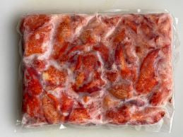 frozen pack of lobster meat claw and knuckle